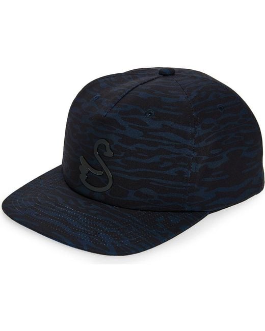 Swannies Blue Brooks Snapback Baseball Cap