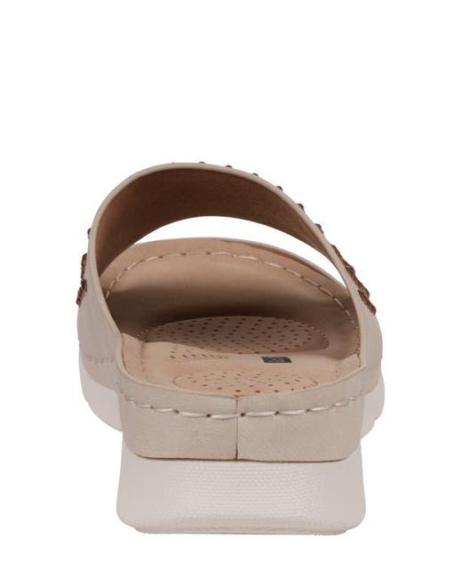 Gc Shoes Brown Julie Comfort Slide Sandal