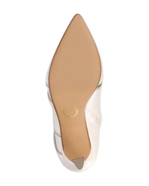 Journee Collection White Catoa Zip Boot