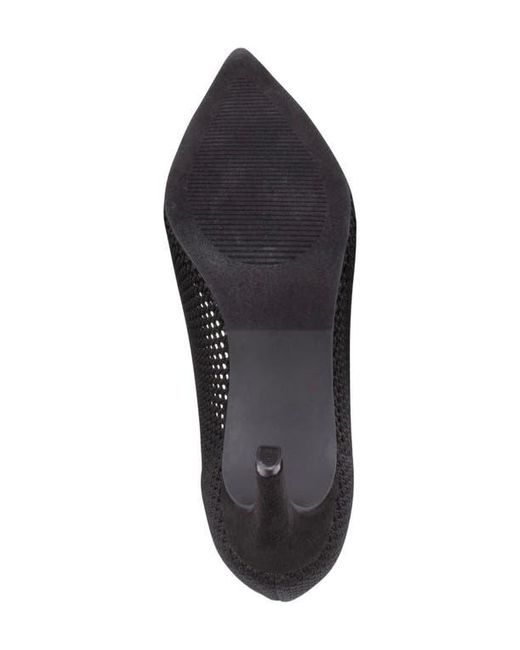 Tahari Black Everest Pointed Toe Pump