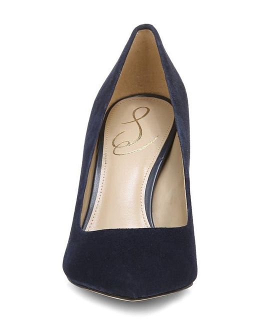 Sam Edelman Blue Hazel Pointed Toe Pump
