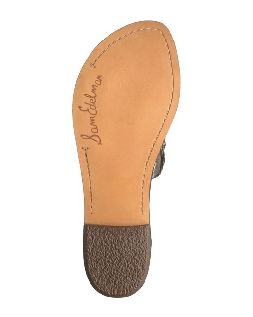 genovia woven slide sandal