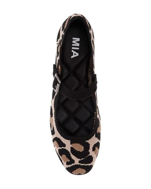 MIA Black Brita Mary Jane Flat