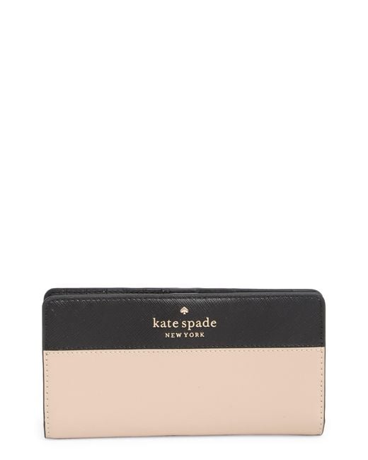Kate Spade Multicolor Large Slim Bifold Wallet