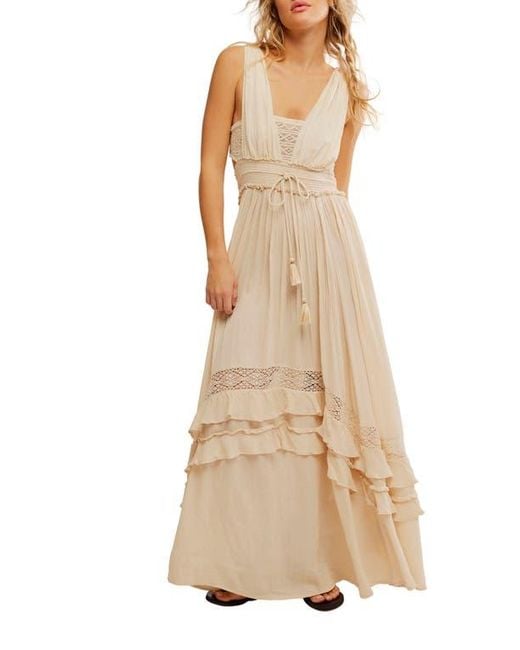Free People Endless Summer By Santa Maria Maxi Dress in Natural | Lyst