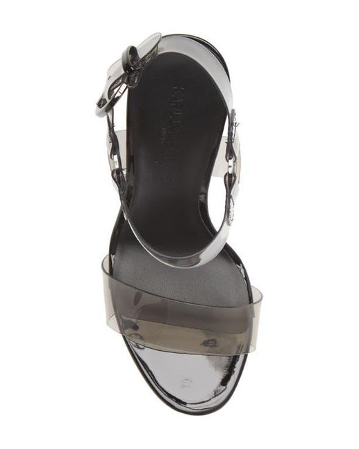 Karl Lagerfeld Metallic Karl Lagerfeld Cieone Sandal
