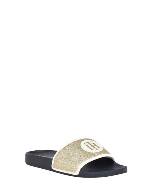 Tommy Hilfiger Multicolor Glitter Slide Sandal