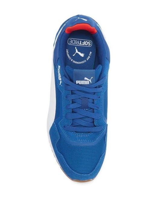 PUMA Blue Softride St Miler Sneaker for men