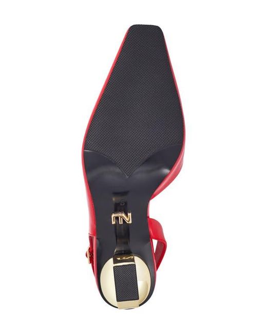 Ninety Union Red Rain Slingback Pump
