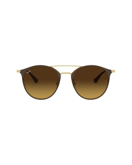 Ray-Ban Multicolor 49Mm Gradient Round Sunglasses