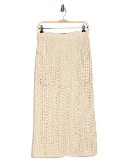 Lulus Natural Never Ending Lace Maxi Skirt