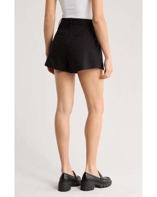 10 Crosby Derek Lam Black Vadella A-Line Shorts