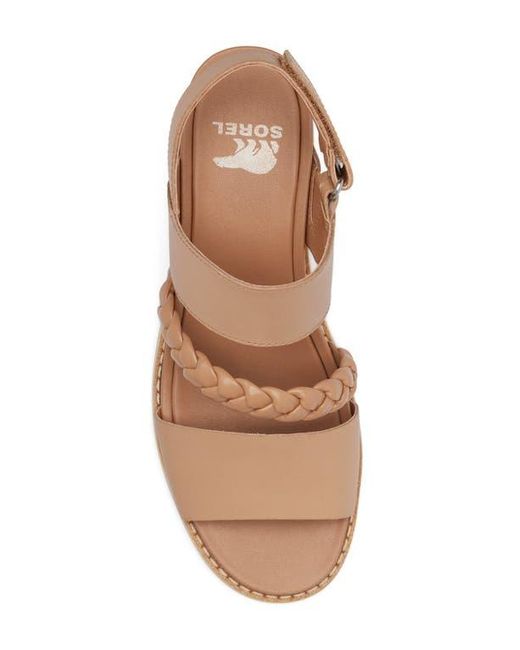 Sorel Natural Joanie Iv Slingback Platform Wedge Sandal