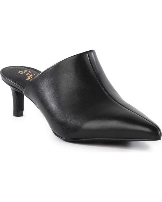 Seychelles Black Stefani Pointed Toe Mule