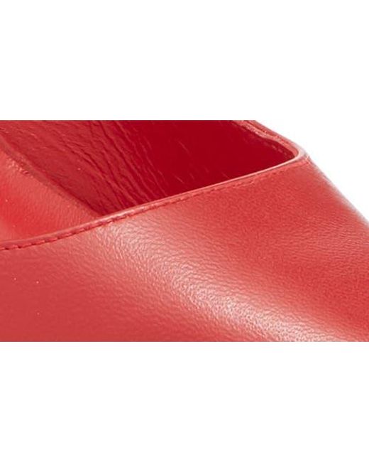 Stuart Weitzman Red Stuart Capsize Pointed Toe Pump