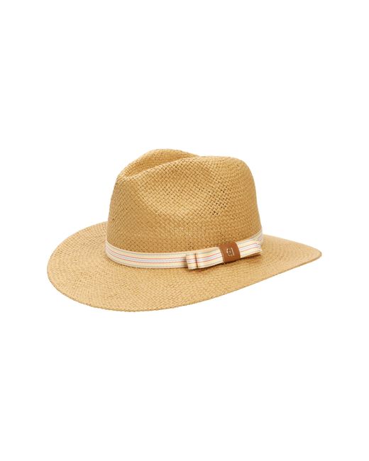 Cole Haan Natural Straw Fedora Hat