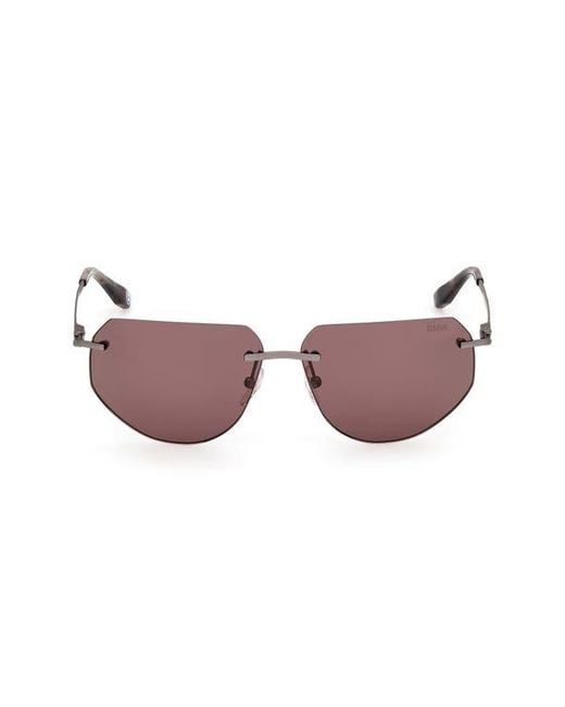 BMW Purple 59Mm Sunglasses for men