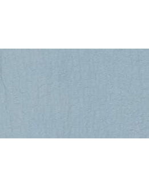 Original Penguin Blue Cotton Gauze Short Sleeve Button-up Camp Shirt for men