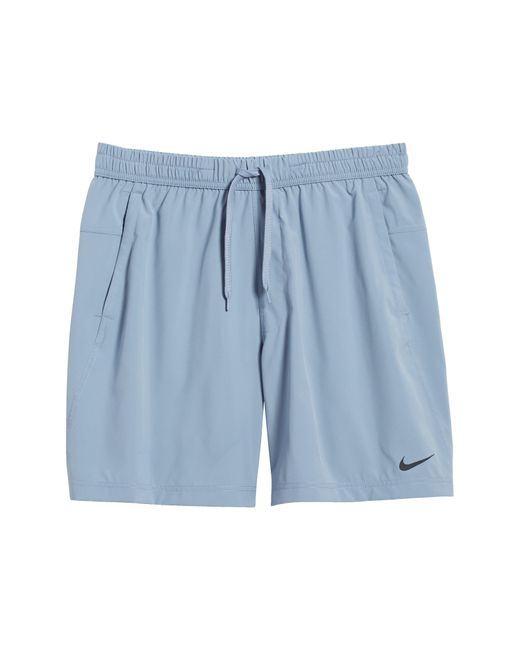 Nike Blue Dri-fit Form Athletic Shorts for men