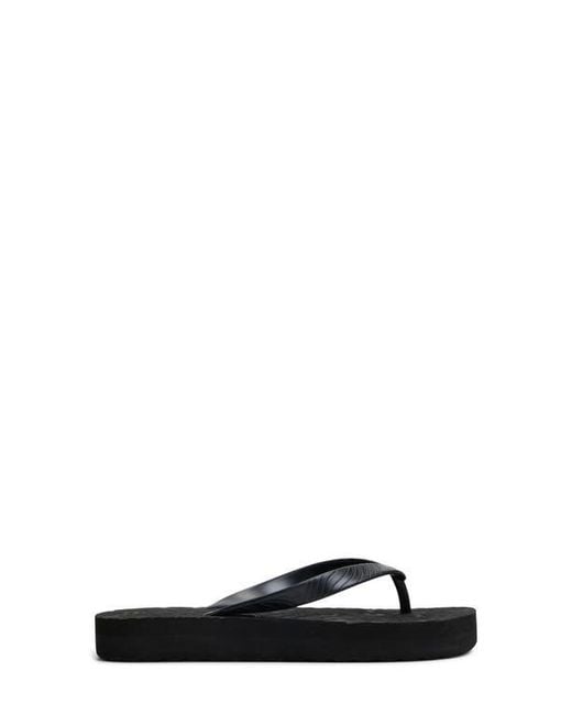 Roxy Black Beach Up Platform Flip Flop