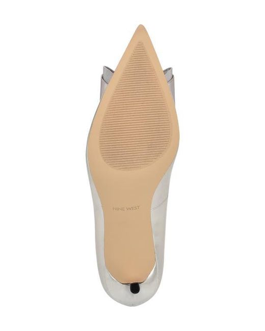 Nine West White Ceryn Pointed Toe Pump