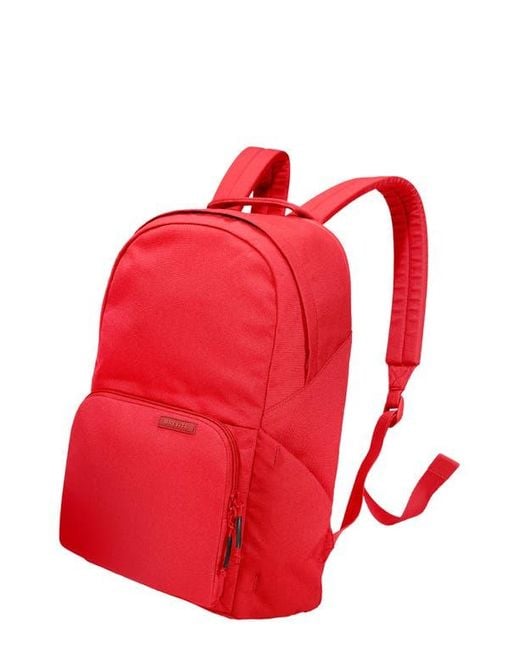 Brevite Red The Water Resistant Backpack