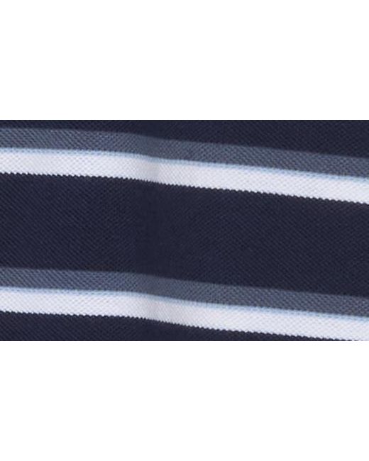 Brooks Brothers Blue Stripe Original Fit Cotton Polo for men