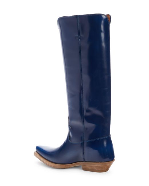 Chloé Blue Nellie Tall Western Boot