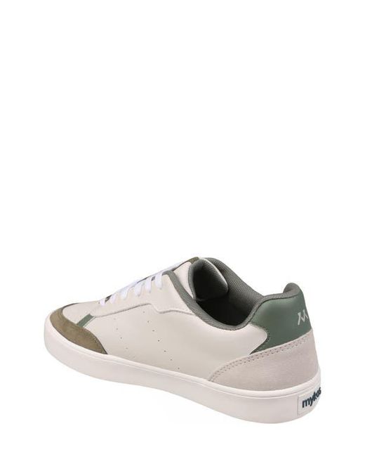 Mykos White Dane Low Top Sneaker for men