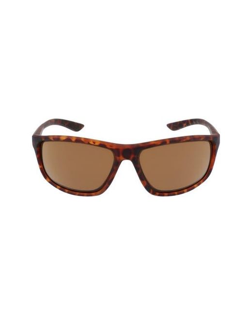 Nike Brown Adrenaline 66Mm Rectangular Sunglasses for men