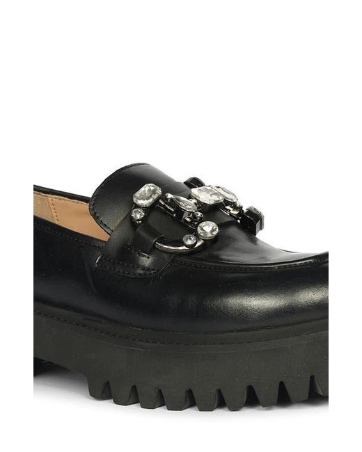 Saint G. Black Feri Platform Loafer