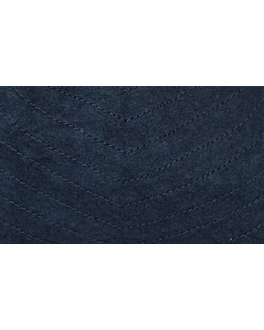 Rebecca Minkoff Blue Chevron Stitch Slouchy Leather Tote