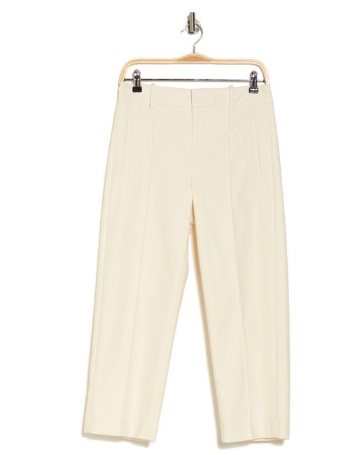 Vince White Tailored Crop Wide Leg Pants