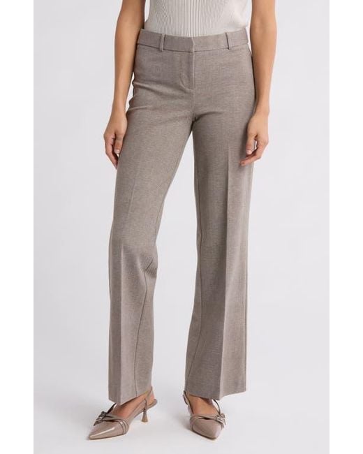 Amanda Chelsea Chevron Knit Slim Pants in Gray Lyst