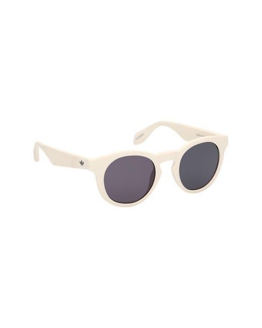 Adidas Gray Round Sunglasses for men