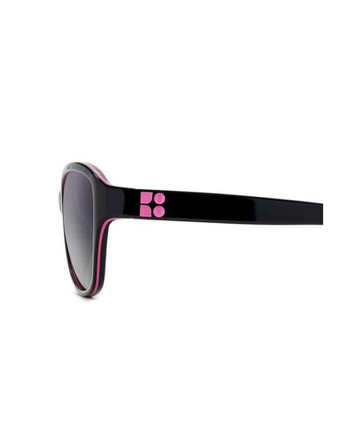 Kate Spade Black 56Mm Gradient Rectangular Sunglasses