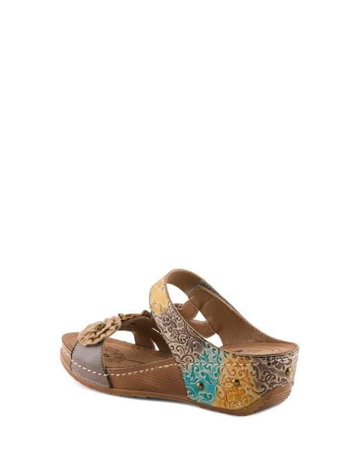 Spring Step Multicolor Oh So Sweet Platform Sandal