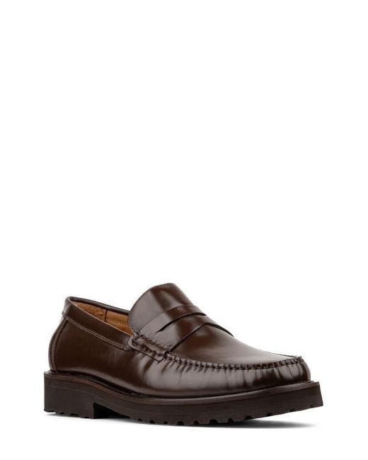 Donald J Pliner Brown Judd Penny Loafer for men