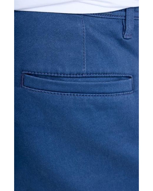 Xray Jeans Blue Stretch Cotton Polyester Commuter Chino Pants for men