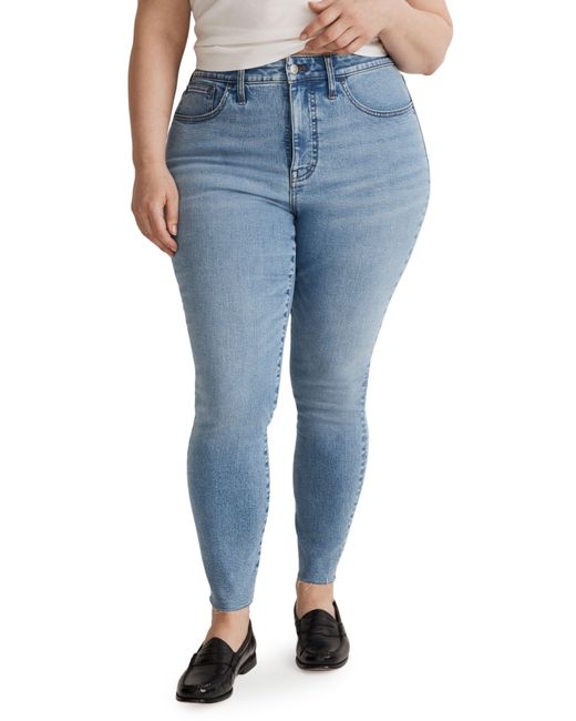 Madewell Blue Curvy Roadtripper Authentic High Waist Ankle Skinny Jeans