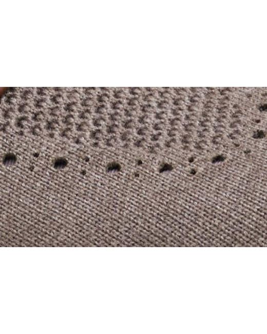 Johnston & Murphy Gray Upton Knit Wingtip for men