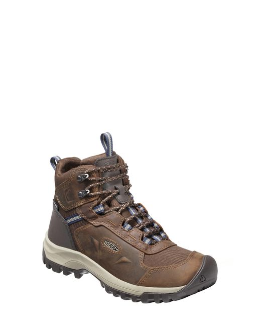 Keen Basin Ridge Mid Waterproof Hiking Shoe in Brown | Lyst