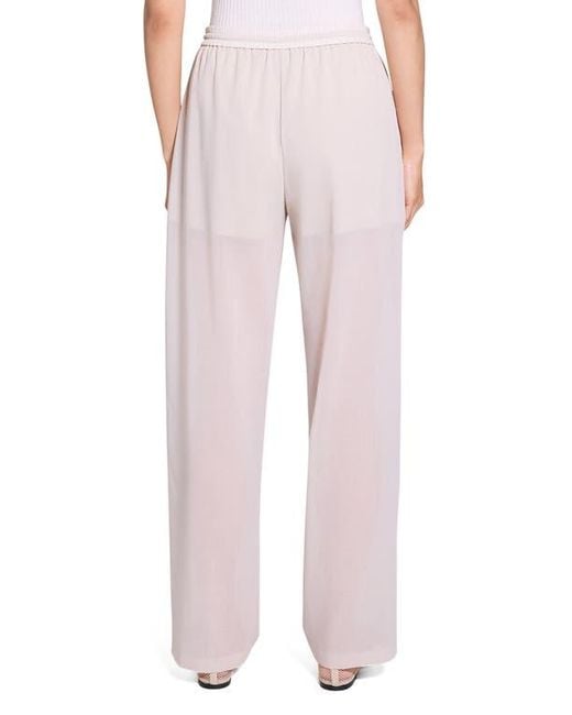 Theory Pink Wool Blend Drawstring Pants