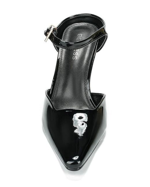 BERNESS Black Cesar Pointed Toe Pump