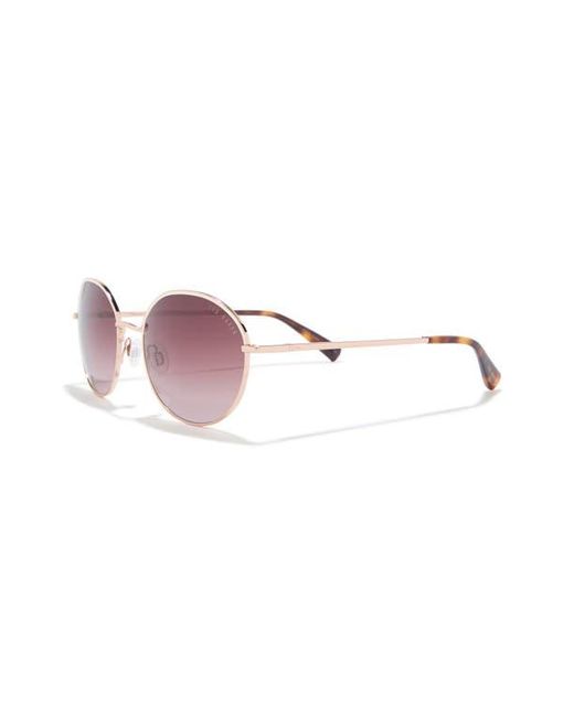 Ted Baker Pink 56Mm Gradient Round Sunglasses