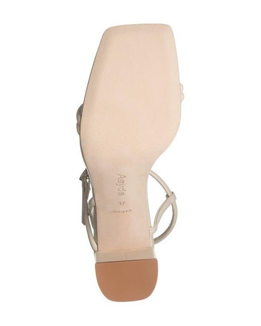 Aeyde Natural Helene Ankle Strap Sandal