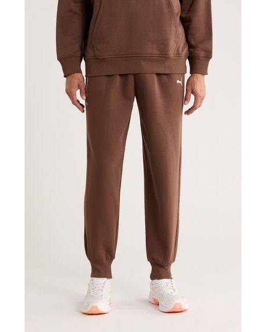 PUMA Brown X Bmw Motorsport Essential Fleece Joggers for men