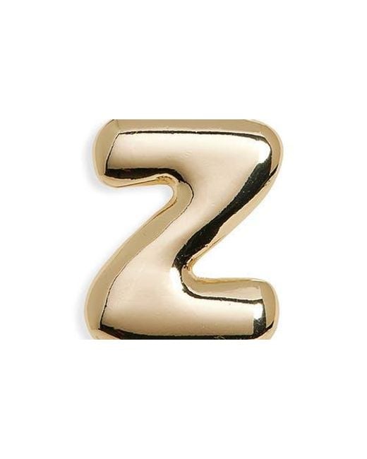 Leith Metallic Bubble Initial Bag Charm
