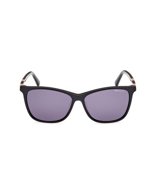 Gant Purple Square Sunglasses for men