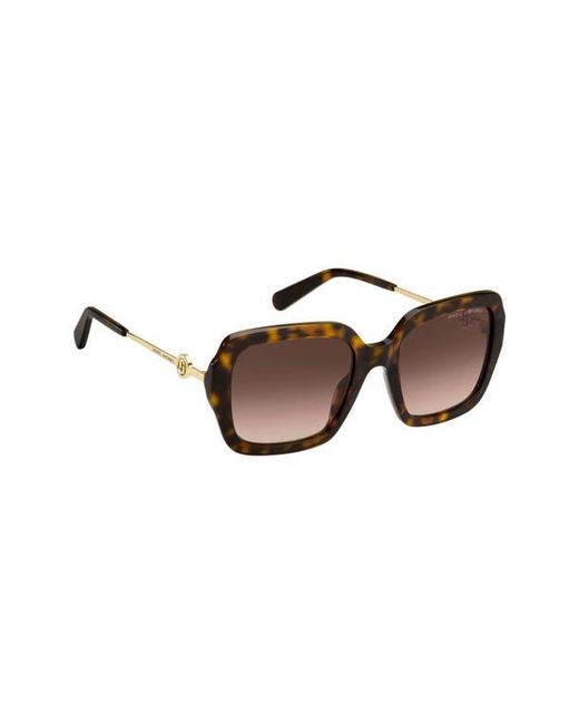 Marc Jacobs Brown 54Mm Gradient Square Sunglasses